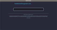 Desktop Screenshot of findlatitudelongitude.com