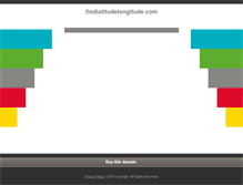 Tablet Screenshot of findlatitudelongitude.com